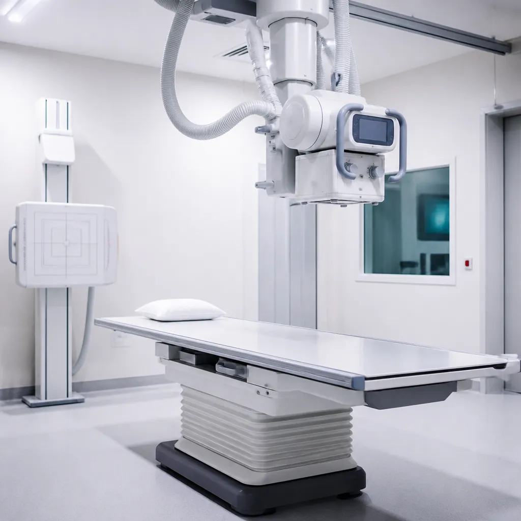 Moderne Röntgenanlage im Krankenhaus